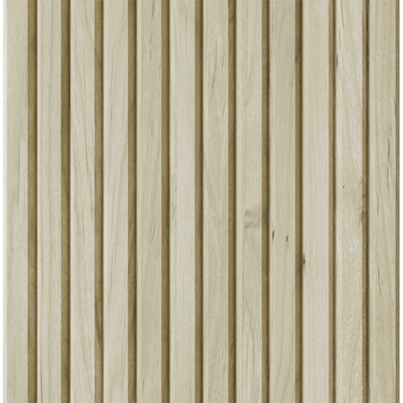 Designs Of Distinction 1" Tall Bevel Slat Tambour - Paint Grade (12"W x 48"L) 011248204PT1